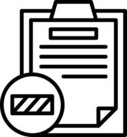 Loading Line Icon vector