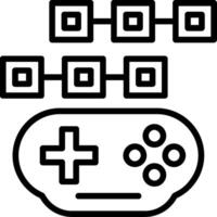 Game Tournament Line Icon vector