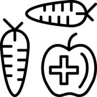 Dietary Food Line Icon vector
