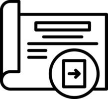 Move Line Icon vector
