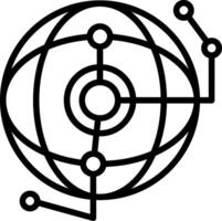 Global Infrastructure Icon vector