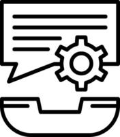 Technical Support Line Icon vector