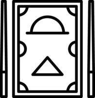 Billiard Game Line Icon vector