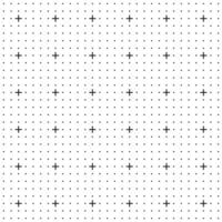 Cross and dots seamless geometric pattern background illustration vector