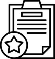 Quality Line Icon vector