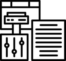 Data Adjustment Icon vector
