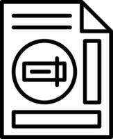 Rename Line Icon vector