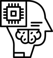 Intelligent Data Icon vector