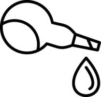 Enema Line Icon vector