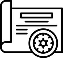 Manage Line Icon vector