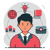 Conceptual Illustration of Secure File Upload with Modern Laptop vector