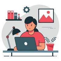 Illustrative Guide to Creating a Website with Conceptual Design vector