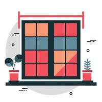 Illustrative Representation of the Concept of Windows in a Modern Computing System vector