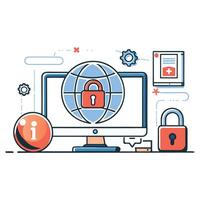 Comprehensive Guide to Secure Remote Work The Art of VPN for Enhanced Cyber Protection vector