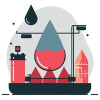 Abstract Illustration Depicting Water's Fluid and Refreshing Nature vector