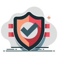 Illustrated Concept of Verified Truth Expressed through Symbolic Language vector