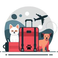 The Joy of Traveling with Your Furry Companion A Comprehensive Guide vector