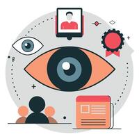 Visionary Concept of a Bright Future with Bold Goals vector