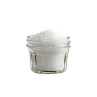 Pile of Salt in Glass Container on Minimalist Background png