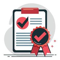 Visually Striking Illustration of a Verified Concept with Creative Design vector