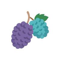 Fresh Mulberry Fruit Culinary Icon vector