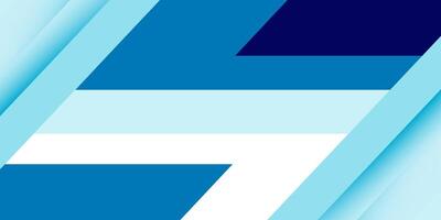 Abstract 3d colorful blue illustration background with simple overlap square shape pattern. Cool design. vector