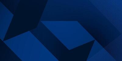 Abstract dark blue gradient background with futuristic overlap design. Blue background with simple pattern. Abstract background texture design, poster, banner blue background. vector