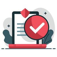 Visually Captivating Illustration Demonstrating a Verified Concept vector