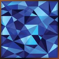 Tapas in golden frame, square blue gem. Shiny red diamond precious gemstone background. Abstract beautiful sparkling gemstone texture vector