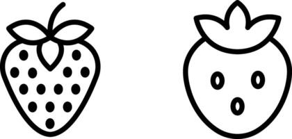 Strawberry Icon - Fresh Fruit and Nature Symbol vector