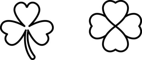 Clover Icon - Luck and Nature Symbol vector