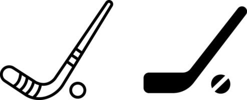 Hockey Icon Set for Sports and Game Enthusiasts vector