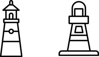 Lighthouse Icon - Coastal Navigation and Maritime Symbol vector