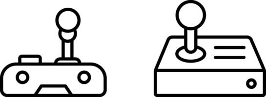 Arcade Controller Line Icon - Gaming and Entertainment Symbol vector