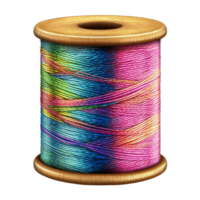 Assorted Thread Spools in Multiple Colors png