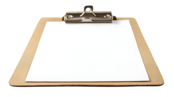 Create Blank Notes on Clipboard with Transparent Background png