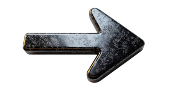Create a 3D Arrow with a Transparent Background, using Textures and Effects png