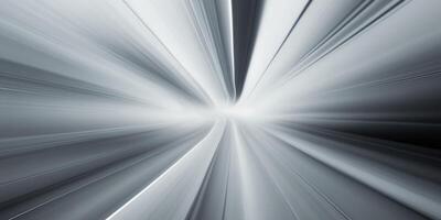 Abstract light speed background with motion blur photo
