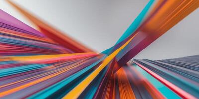 Abstract background with colorful lines photo