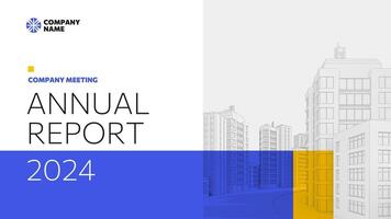 Company Annual Report Slides Template