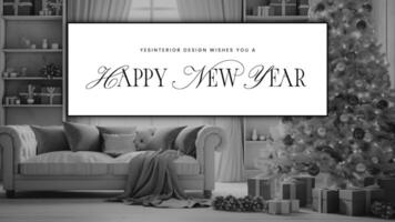 Classic New Year Interior Company Page Mobile Facebook Cover template