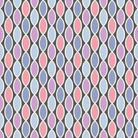 Fabric shapes seamless pattern background. vector
