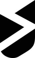 Abstract Geometric Shape Logo Design vector