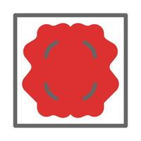 Red Stamp Icon, Symbol of Quality, Approval, and Certification. vector