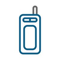 Walkie talkie icon. Concept of communication, connection, and teamwork. vector