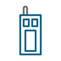 Walkie talkie icon. Concept of communication, connection, and technology. vector