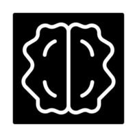 Brain icon, top view. Concept of human intelligence, mental health, and psychology. vector