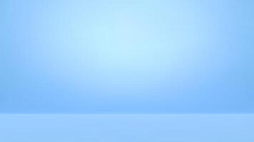 Empty studio background with smooth gradient transition from light to darker blue tones. vector