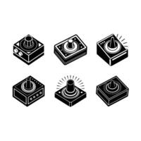 Volume Control Design - and Linocut Silhouette vector