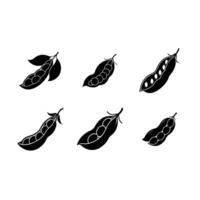 Tree Silhouette - and Linocut Design vector